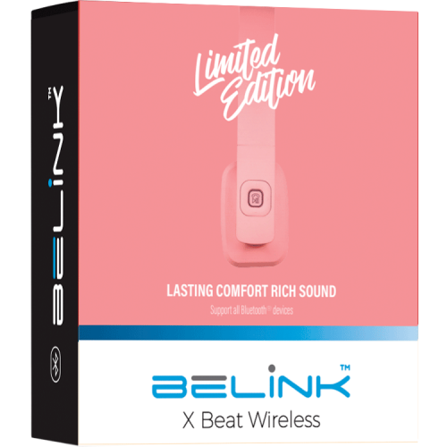 X Beat Wireless Limited Pink